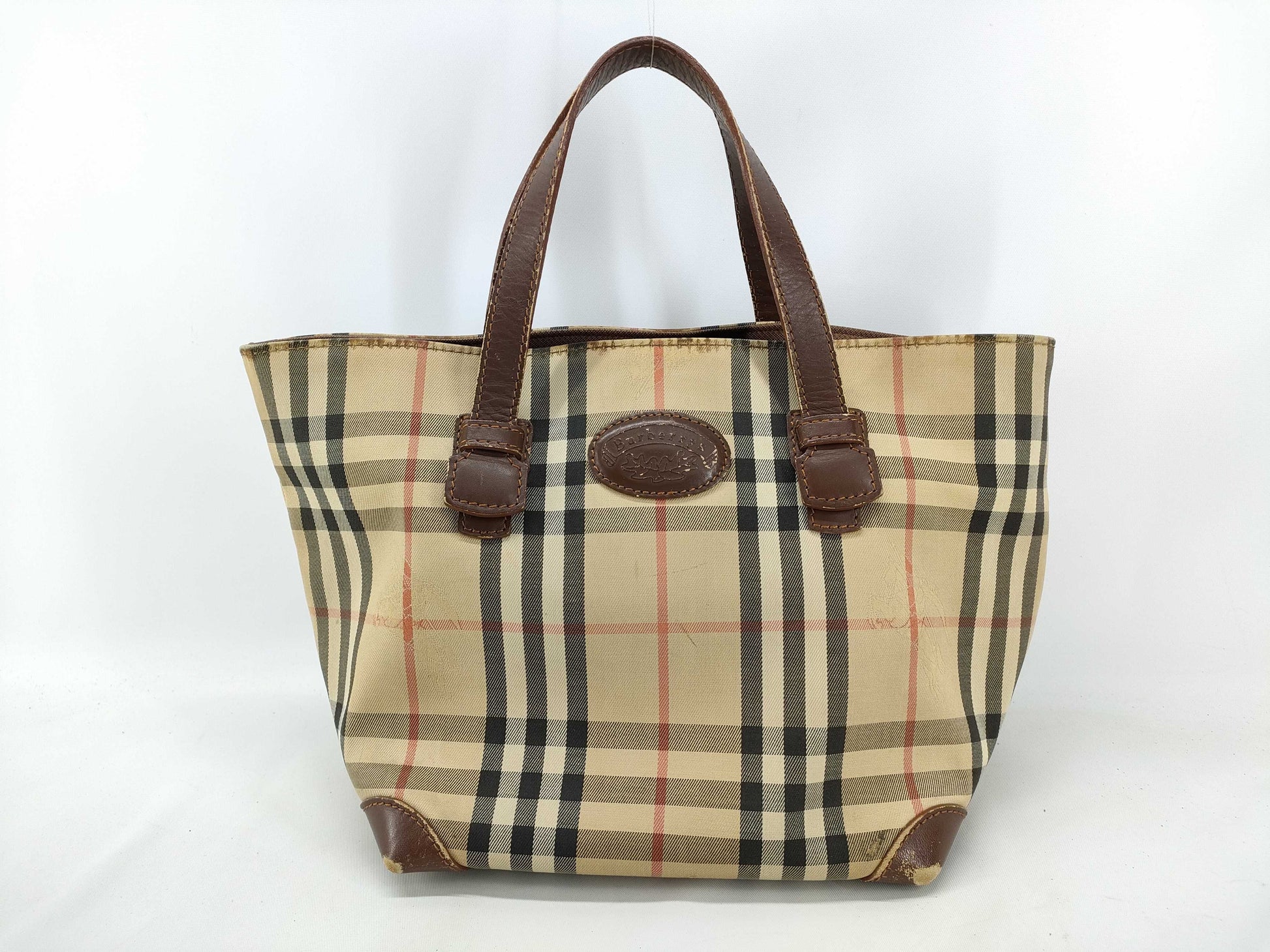 Burberrys Burberry Nova Check Tote Bag Handbag Mini Tote Bag