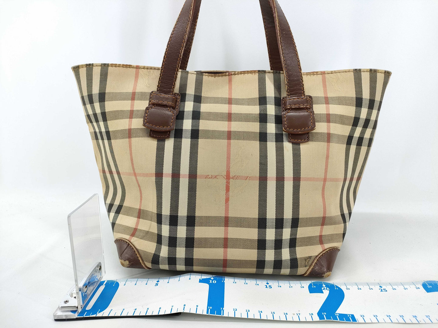 Burberrys Burberry Nova Check Tote Bag Handbag Mini Tote Bag