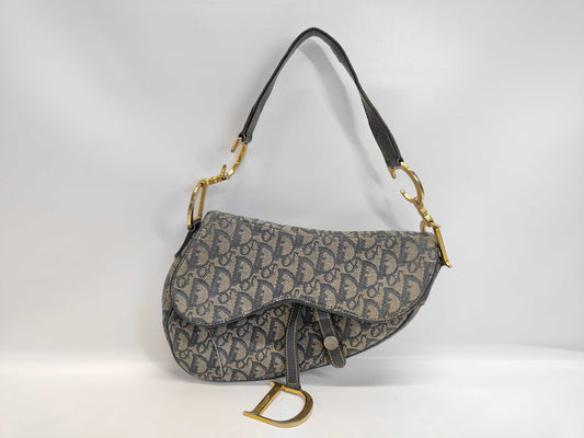 Dior Trotter Christian Dior Trotter Gold Hardware Saddle Bag Shoulder Bag