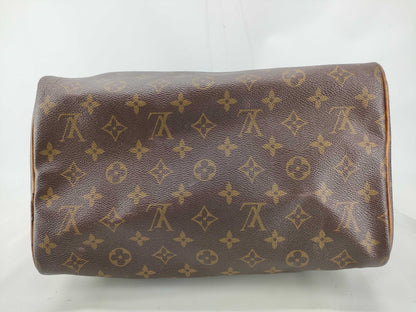 LOUIS VUITTON Monogram Speedy 30 TV21 Boston Bag