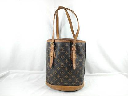 LOUIS VUITTON Monogram Bucket PM M42238 AR0968 Shoulder Bag
