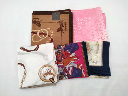 CELINE CELINE 5-piece handkerchief set Other accessories