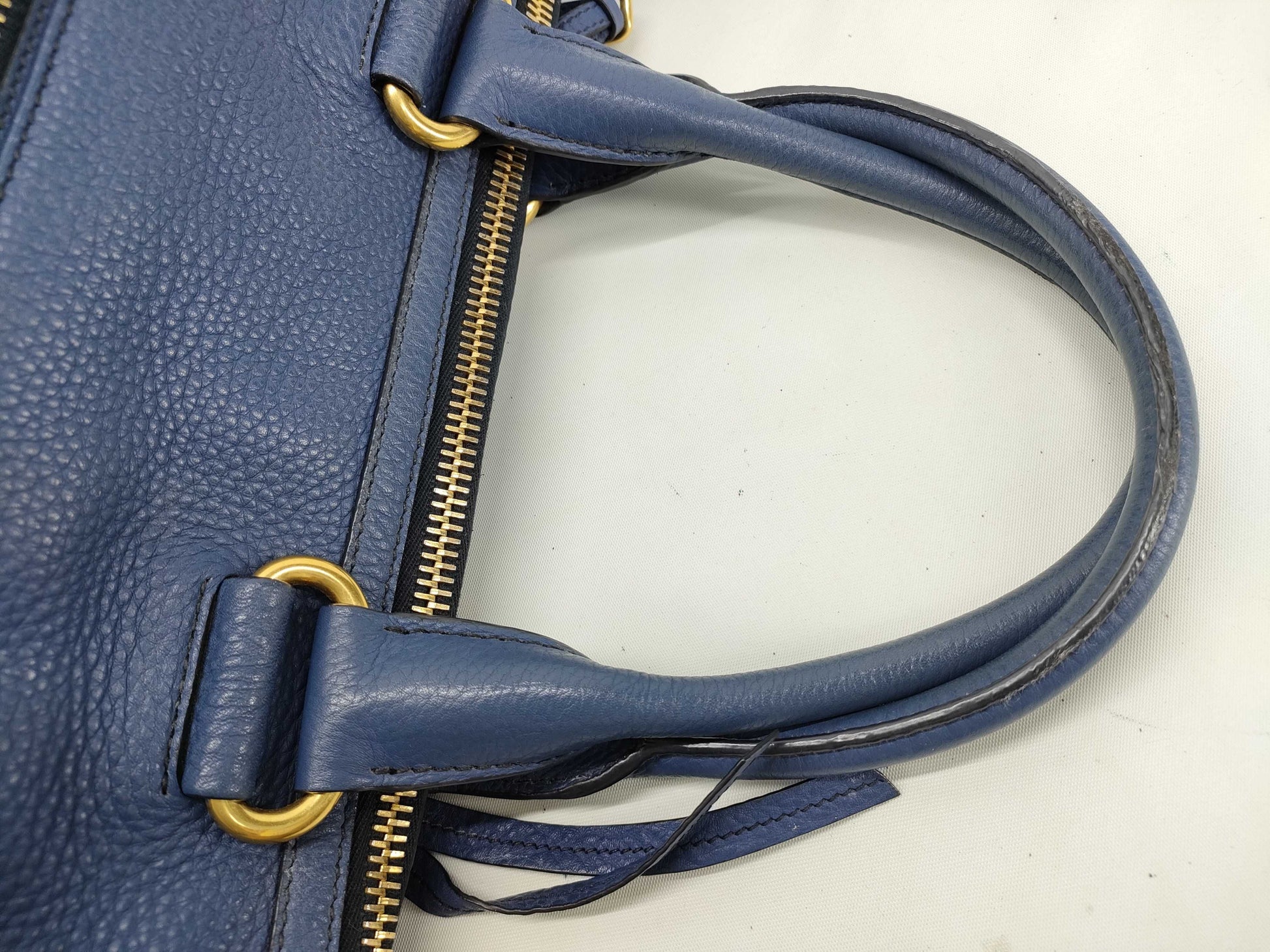 PRADA PRADA BL0805 Handbag Blue Handbag