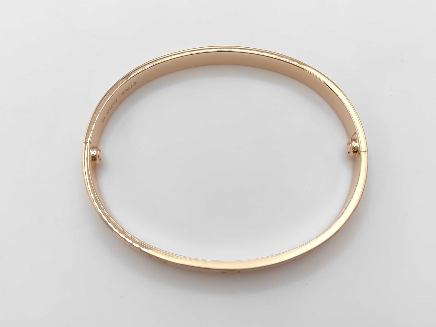 Cartier Love Bracelet Classic Model #19 PG Au750 34.5g Bracelet/Bangle 