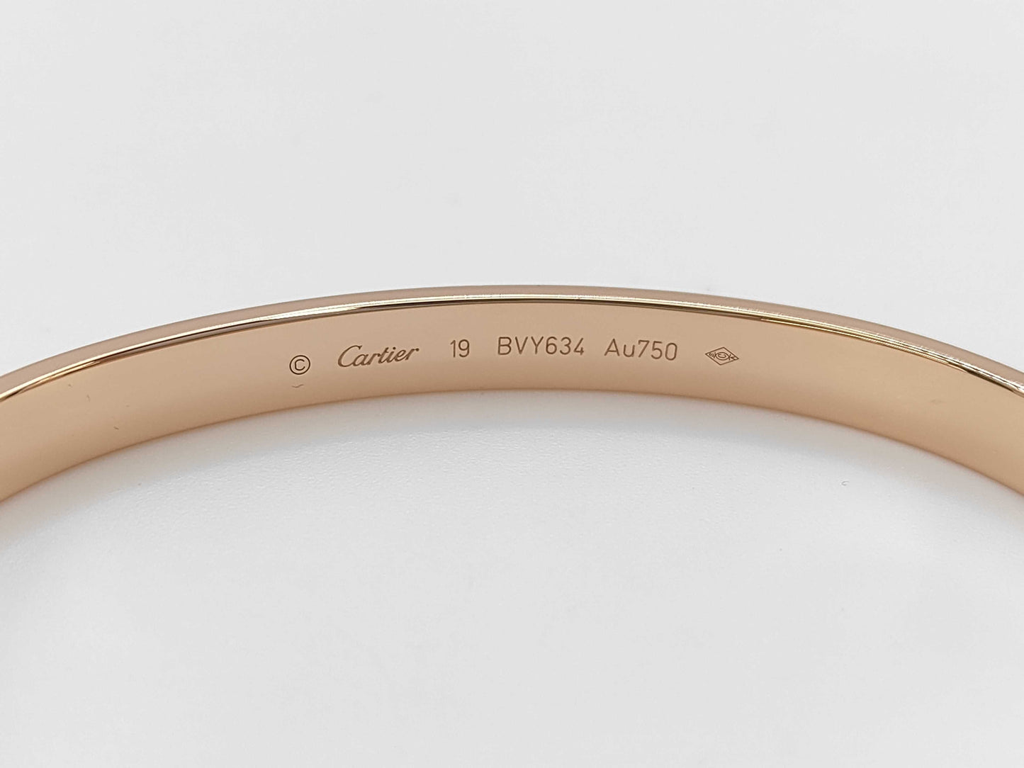 Cartier Love Bracelet Classic Model #19 PG Au750 34.5g Bracelet/Bangle 