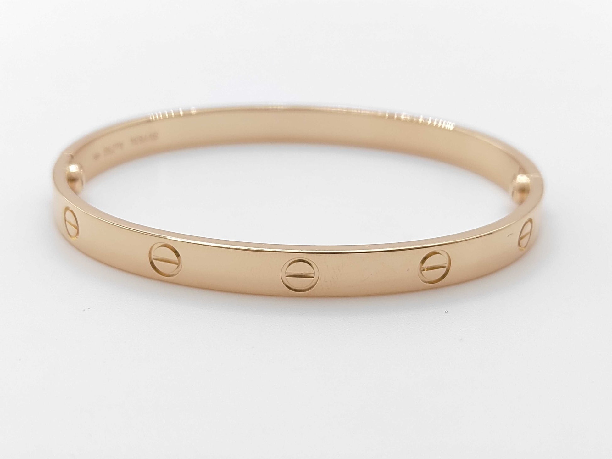Cartier Love Bracelet Classic Model #19 PG Au750 34.5g Bracelet/Bangle 