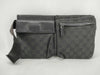 GUCCI GG Canvas Waist Bag, Black, 28566 002058