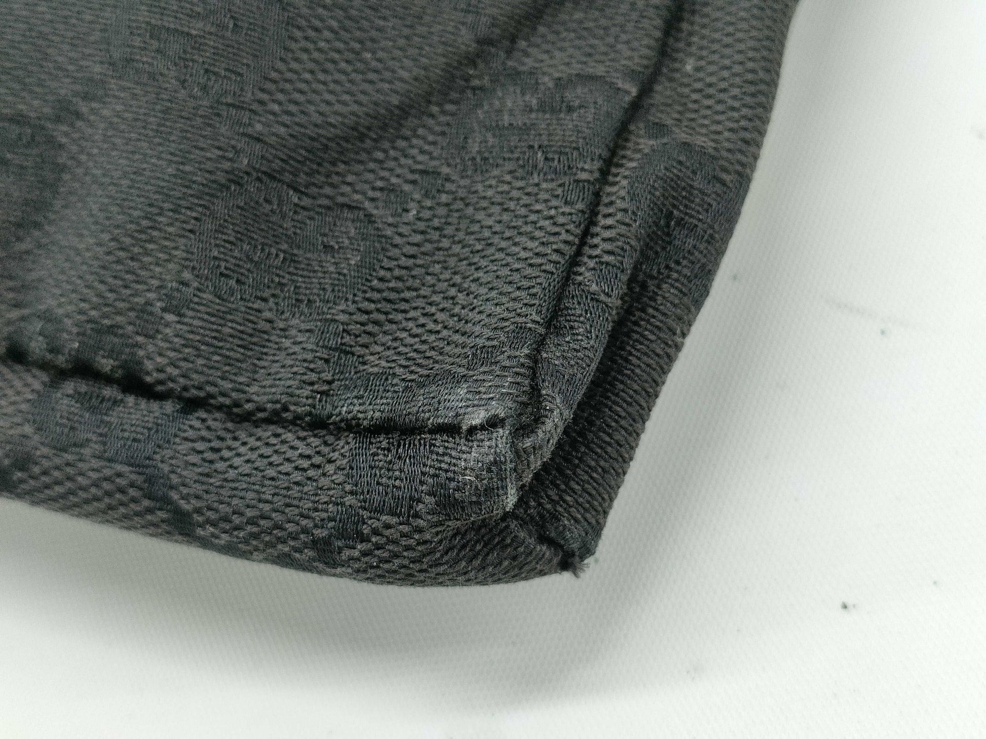 GUCCI GG Canvas Waist Bag, Black, 28566 002058