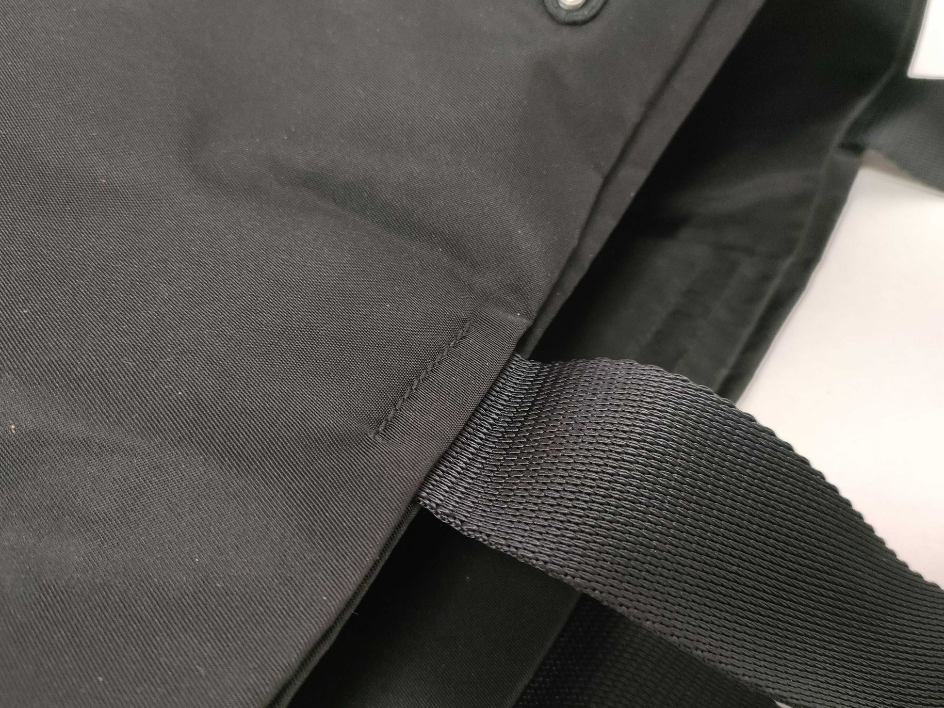 PRADA nylon PRADA Prada tote bag with LAMPO engraving