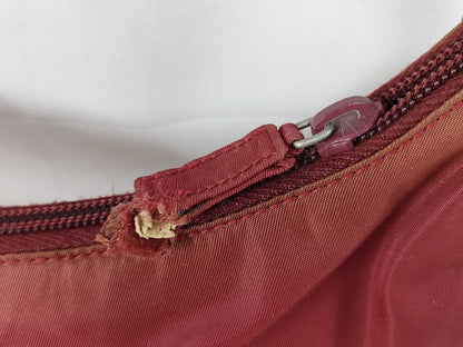 PRADA PRADA Prada Handbag with Triangular Logo Plate, Red