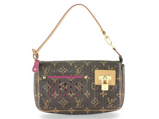 LOUIS VUITTON Monogram Louis Vuitton Perforated Accessory Pouch