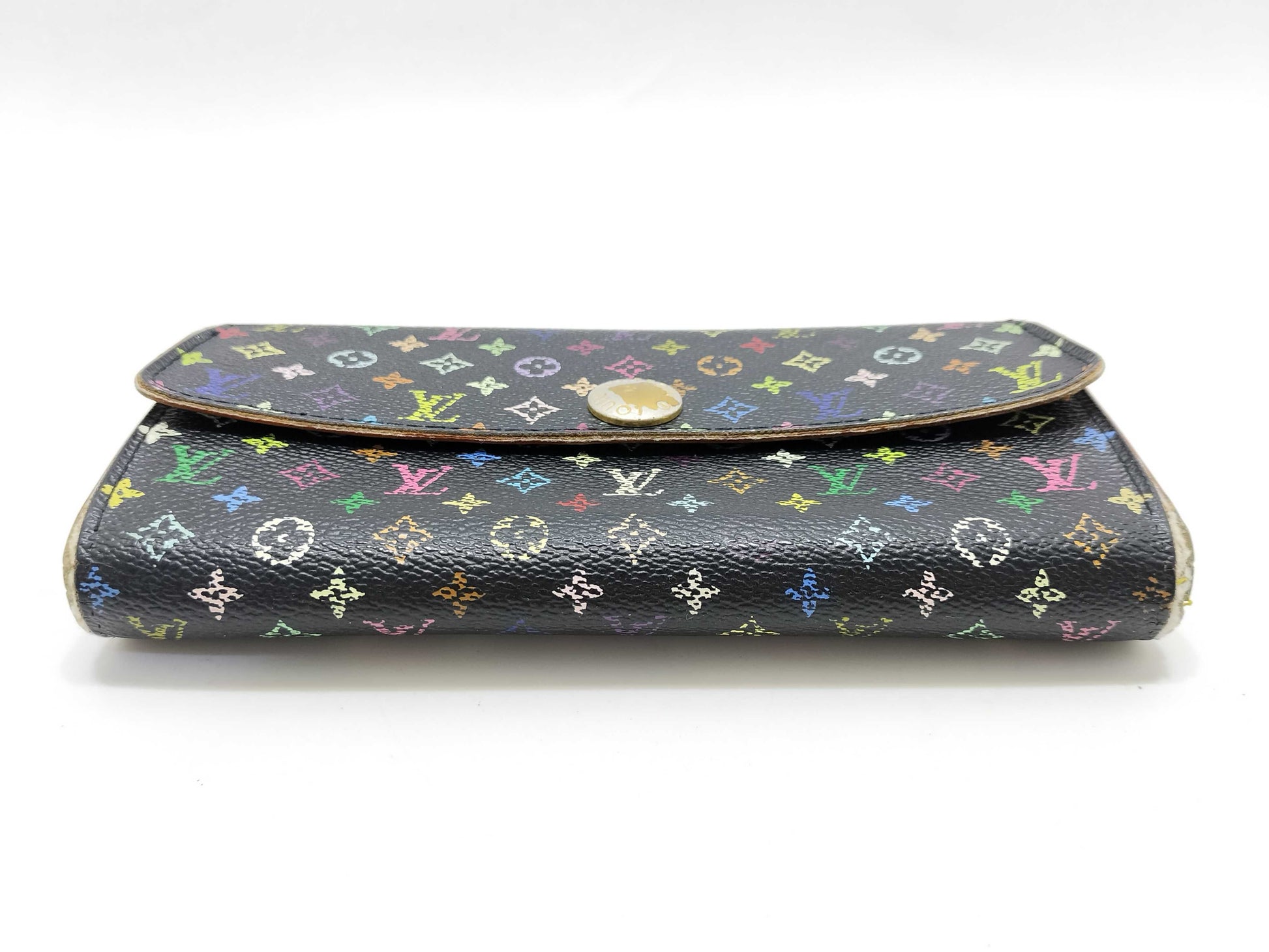 LOUIS VUITTON Monogram Multicolor Louis Vuitton Multicolor Portefeuille Sarah Wallet