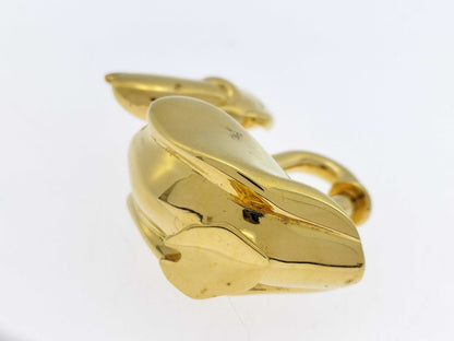 HERMES Pelikan Cadena 1992 Gold Charm