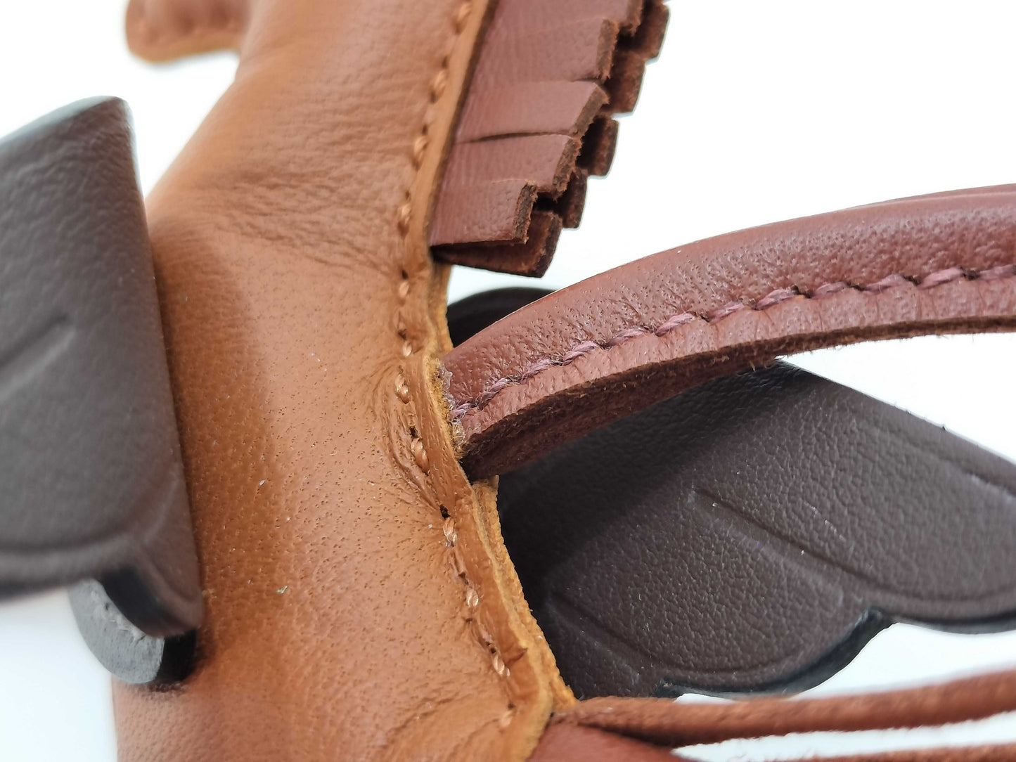 HERMES Rodeo Pegasus PM Mocha x Pain de Pice x Sienne Double Stamp Charm