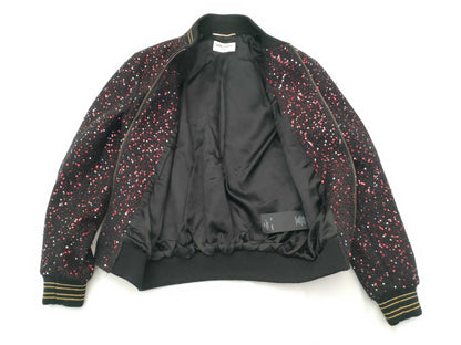SAINT LAURENT Sequin Blouson Jacket