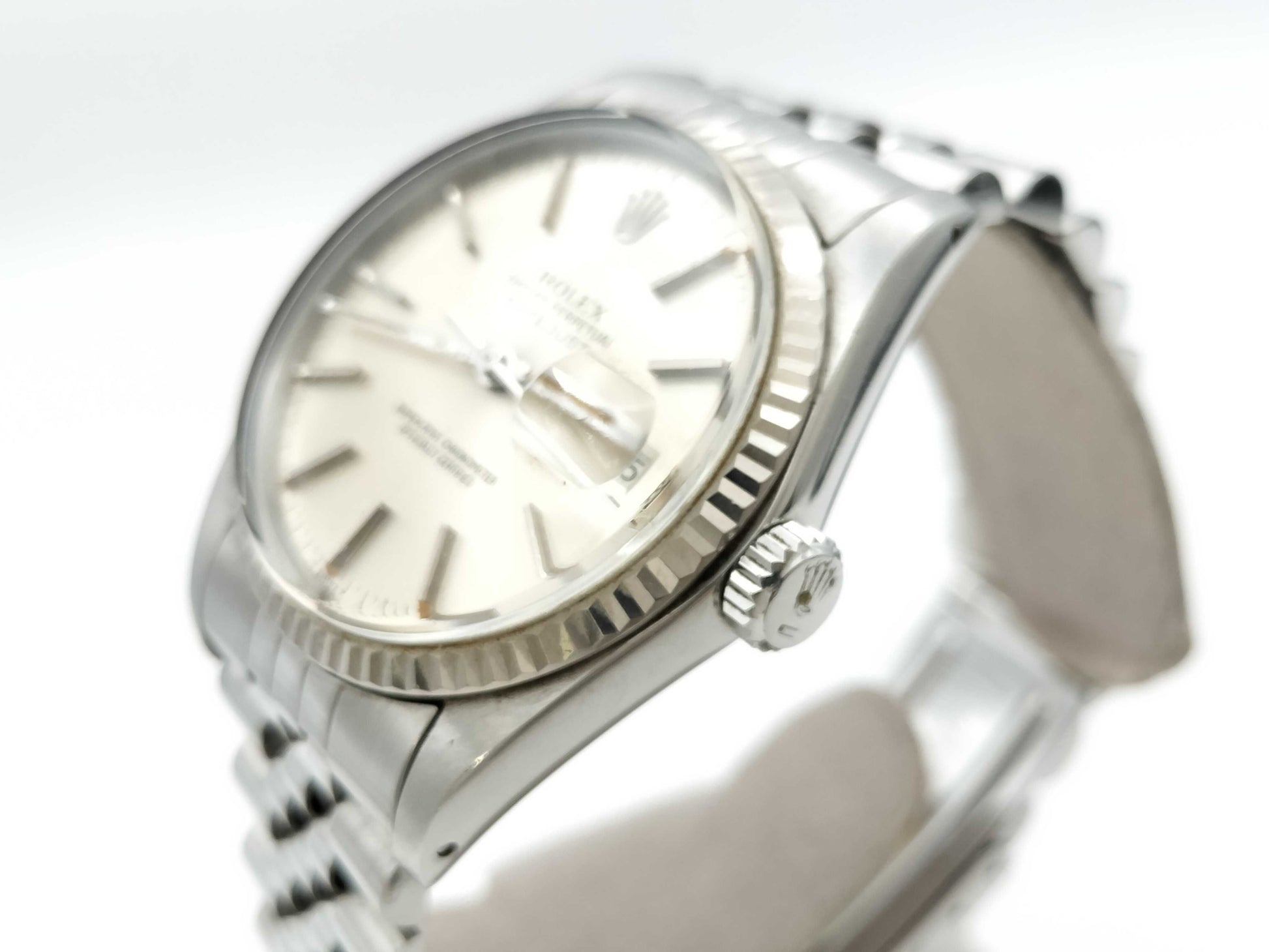 ROLEX 16014 8549357 Silver Dial Jubilee Bracelet Men's Watch