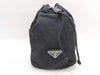 PRADA Nylon Prada Triangle Logo Nylon Drawstring Tessuto Bag Pouch