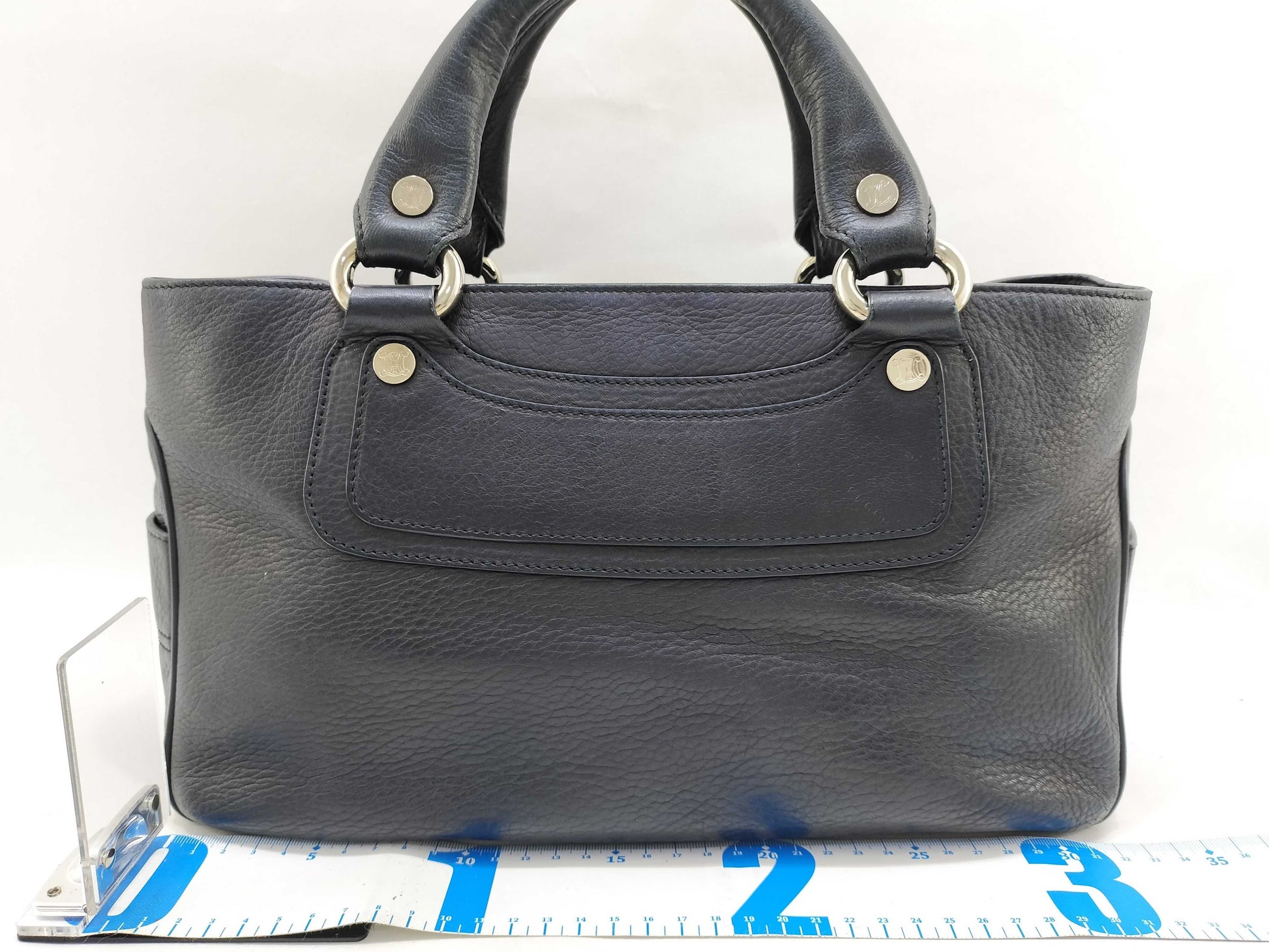 CELINE Boogie Back Leather Handbag