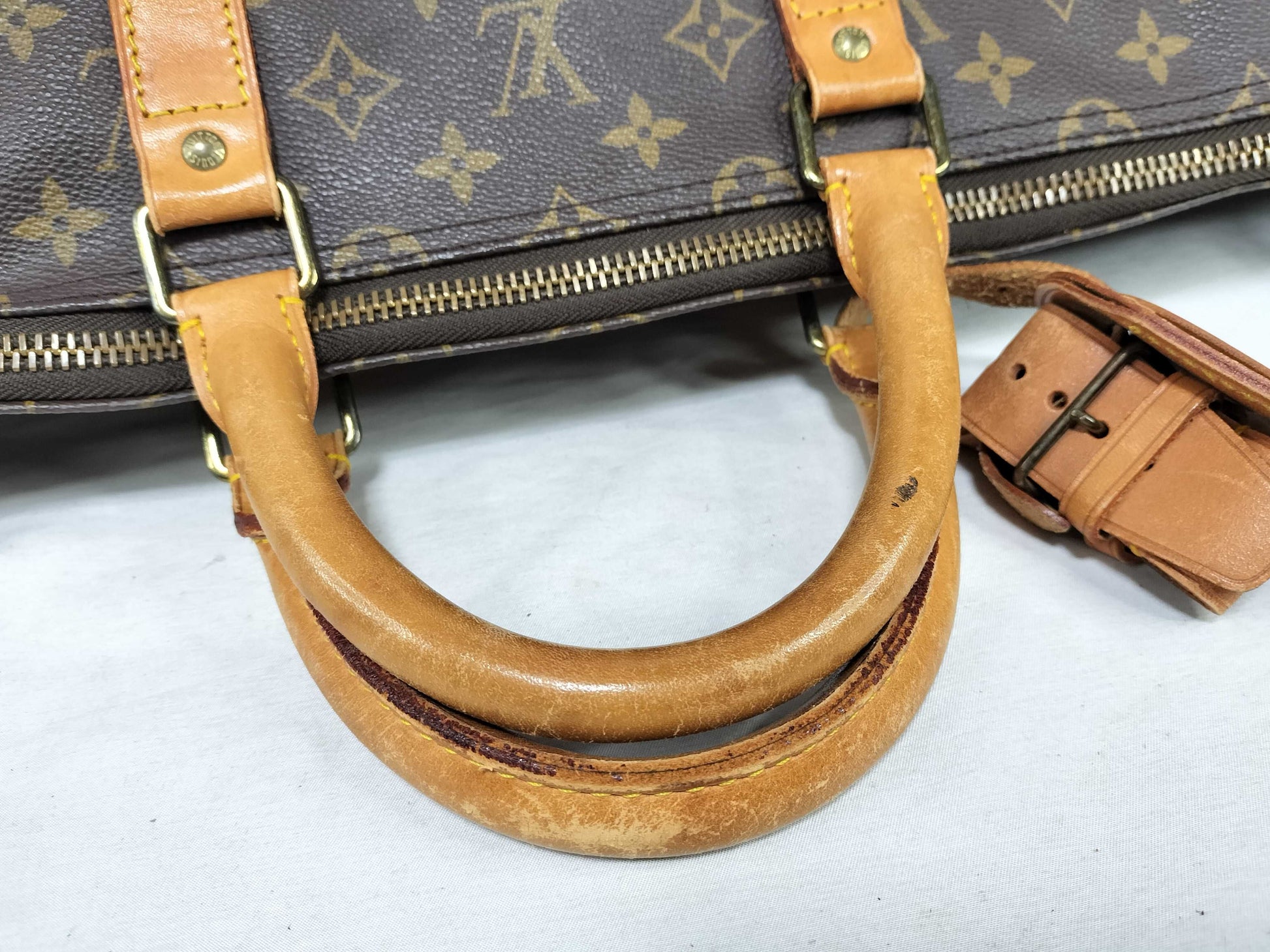 LOUIS VUITTON Monogram Louis Vuitton Monogram M41424 Keepall 55 Boston Bag Boston Bag