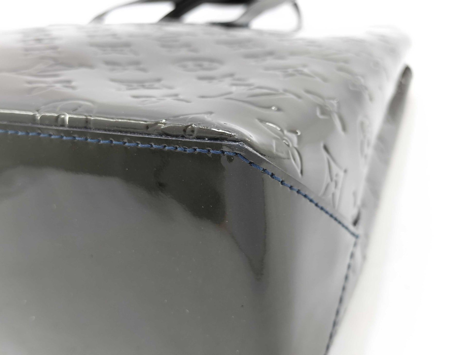 LOUIS VUITTON Vernis Wilshire MM M91645 Handbag Tote Bag