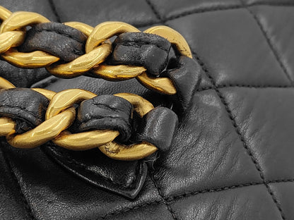 CHANEL CHANEL Matelasse Backpack Lambskin Black Backpack