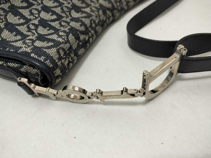 Dior Trotter Shoulder Bag, Trotter Canvas Navy