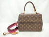 LOUIS VUITTON Monogram LV Cluny BB Monogram Brown Handbag