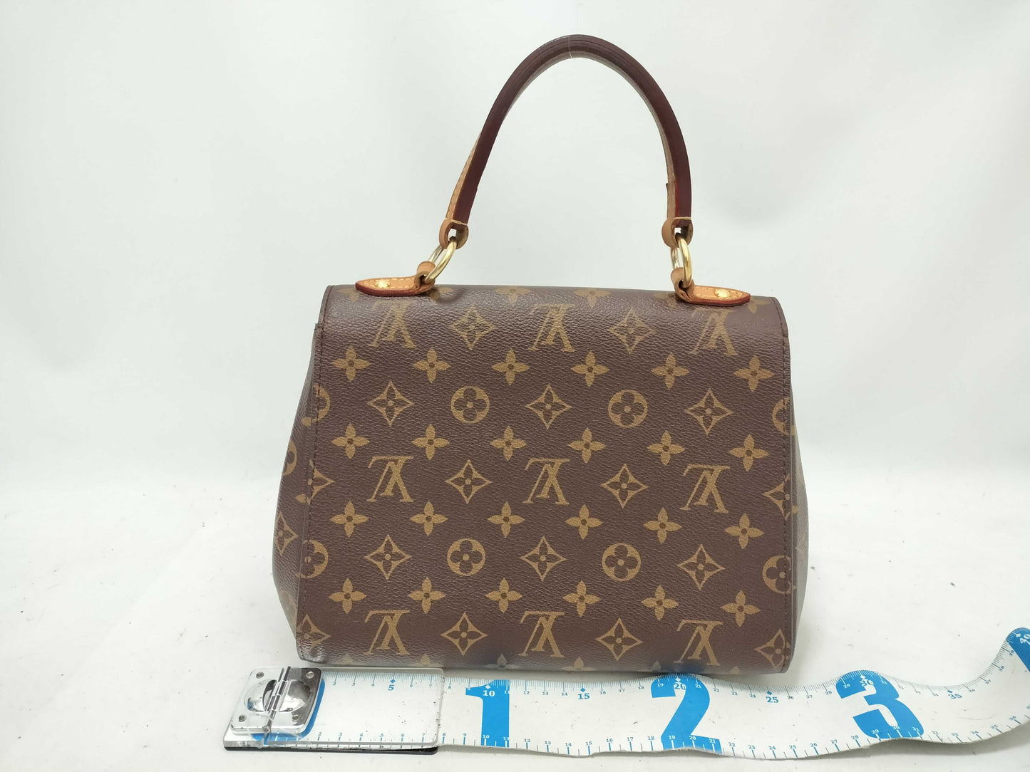 LOUIS VUITTON Monogram LV Cluny BB Monogram Brown Handbag
