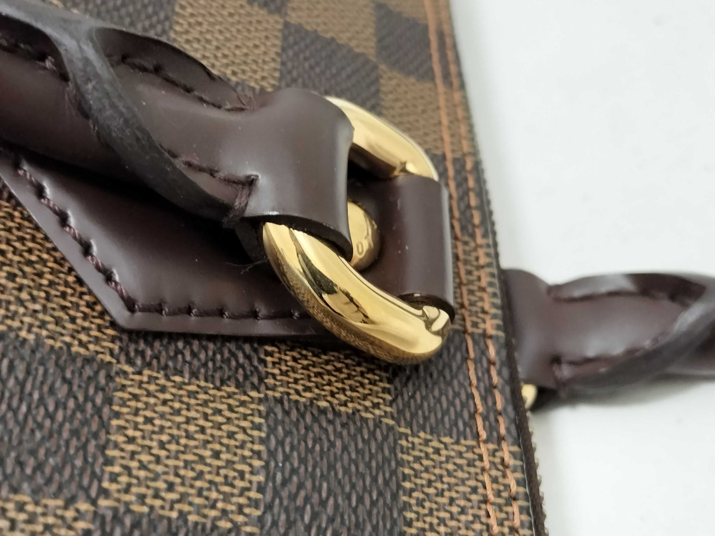 LOUIS VUITTON Damier LV Saleya PM Damier Brown Tote Bag