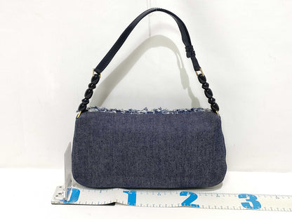 Dior Marispearl Denim Blue Shoulder Bag