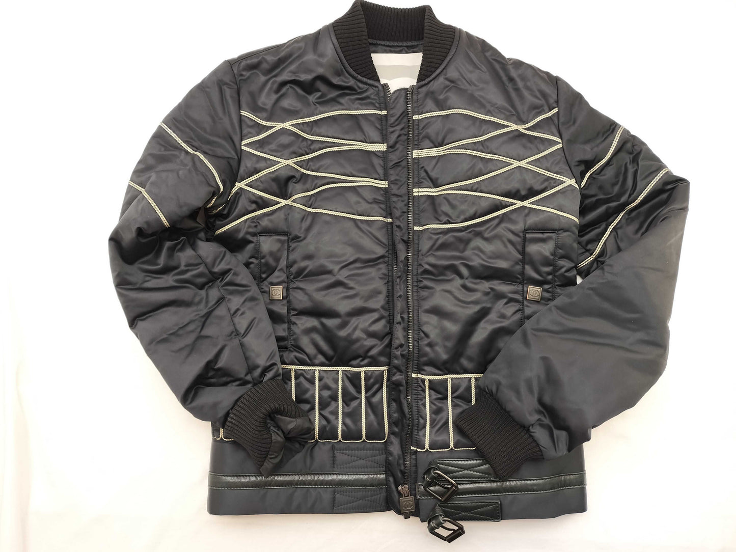 CHANEL Sport Line Jacket Nylon Black Jacket