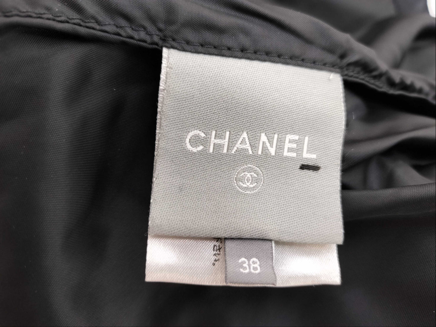 CHANEL Sport Line Jacket Nylon Black Jacket