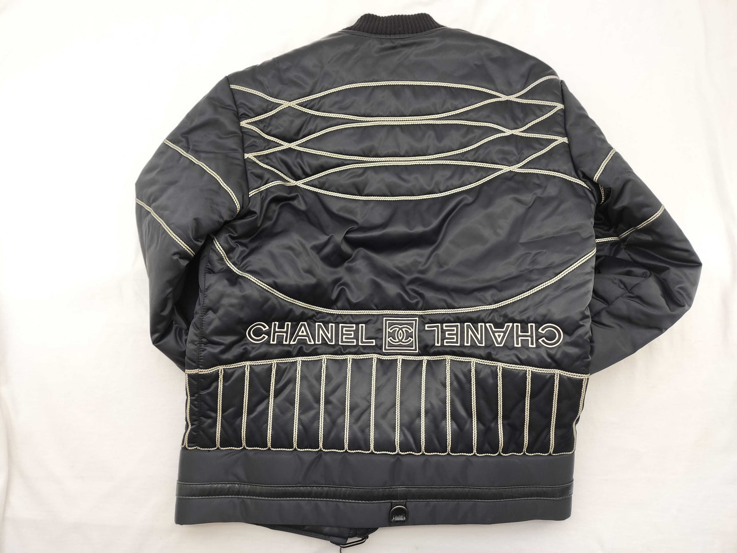 CHANEL Sport Line Jacket Nylon Black Jacket