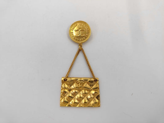 CHANEL Matelasse Motif Brooch