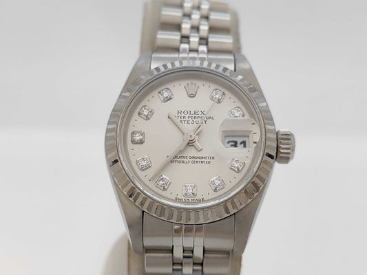 ROLEX 69174G U522009 Silver Dial Jubilee Bracelet Women's Watch