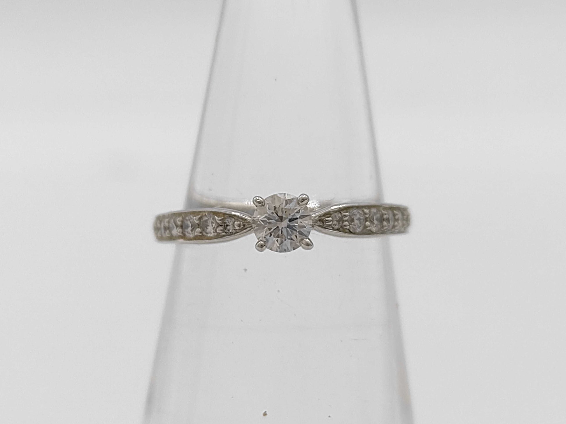 Tiffany & Co. Harmony D0.18ct Diamond Ring in PT950 