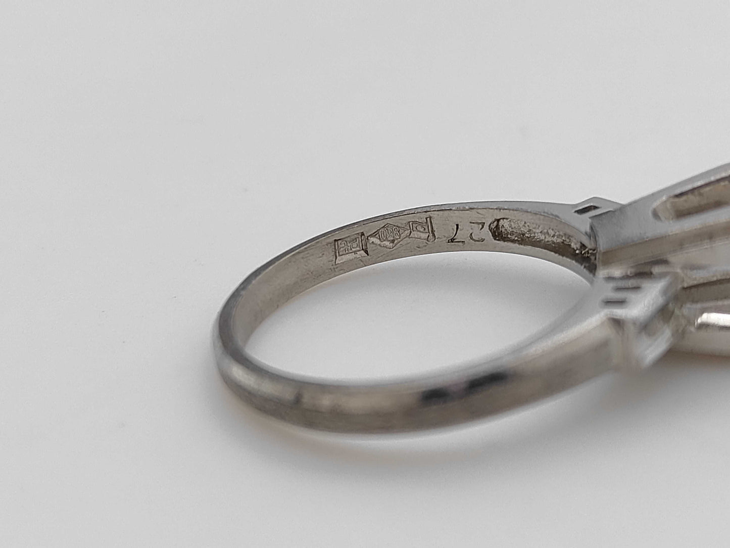 D0.27ct Pt900 5.2g Ring 