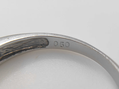 D0.50ct Pt900 2.6g Ring 