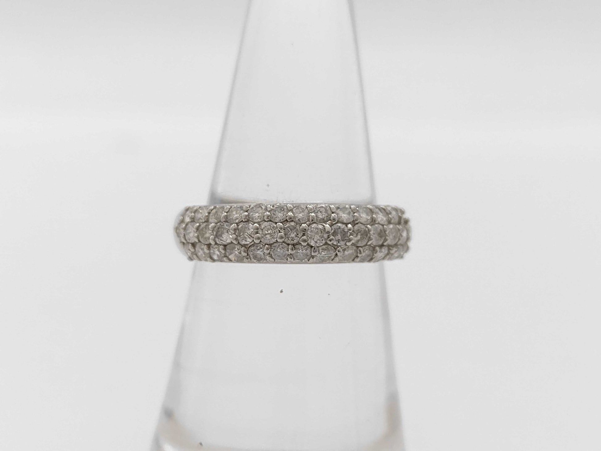 D1.00ct Pt900 6.1g Ring 