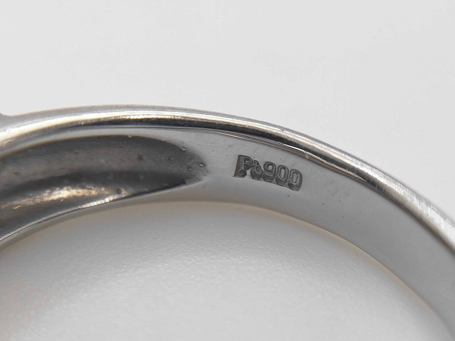 D1.00ct Pt900 6.1g Ring 