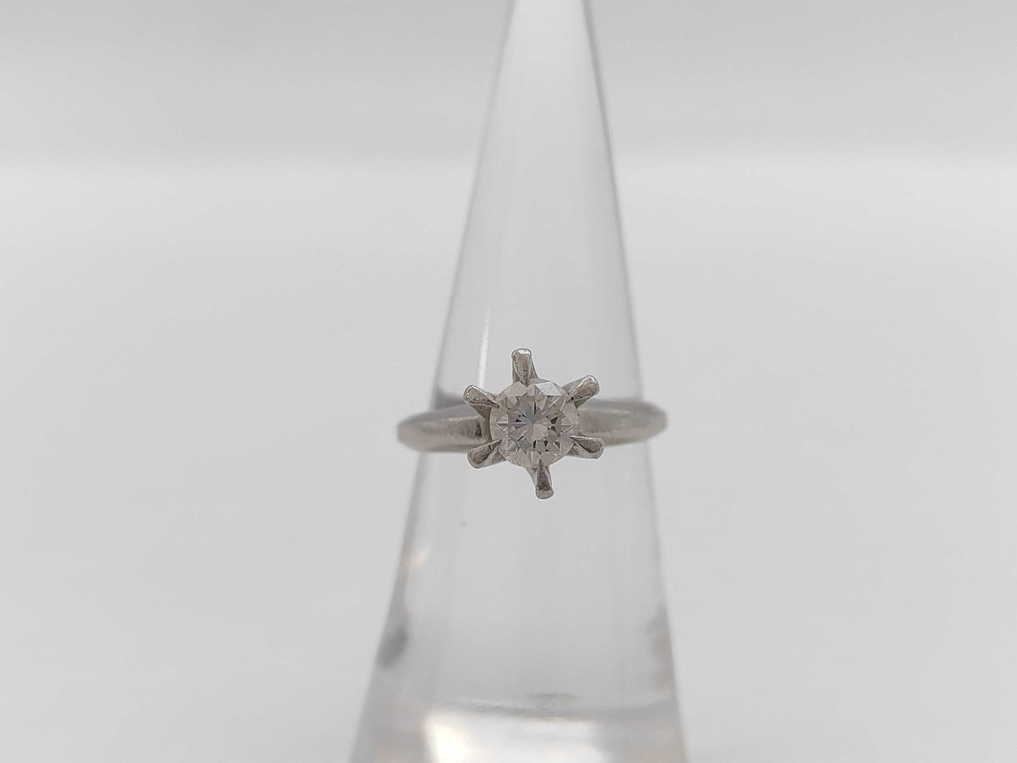 D0.601ct Pt900 5.4g Ring 