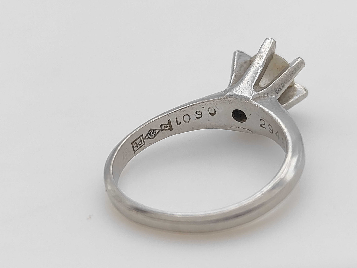D0.601ct Pt900 5.4g Ring 