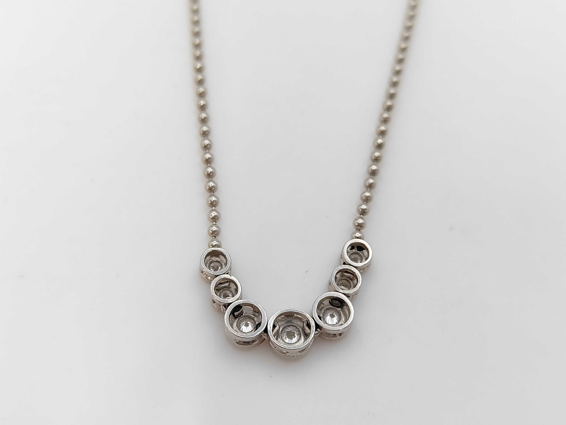 D0.30ct Pt850 7.0g Necklace 