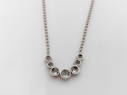 D0.30ct Pt850 7.0g Necklace 