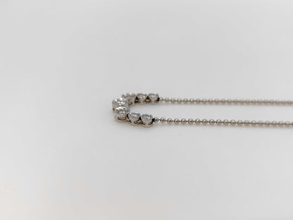 D0.30ct Pt850 7.0g Necklace 