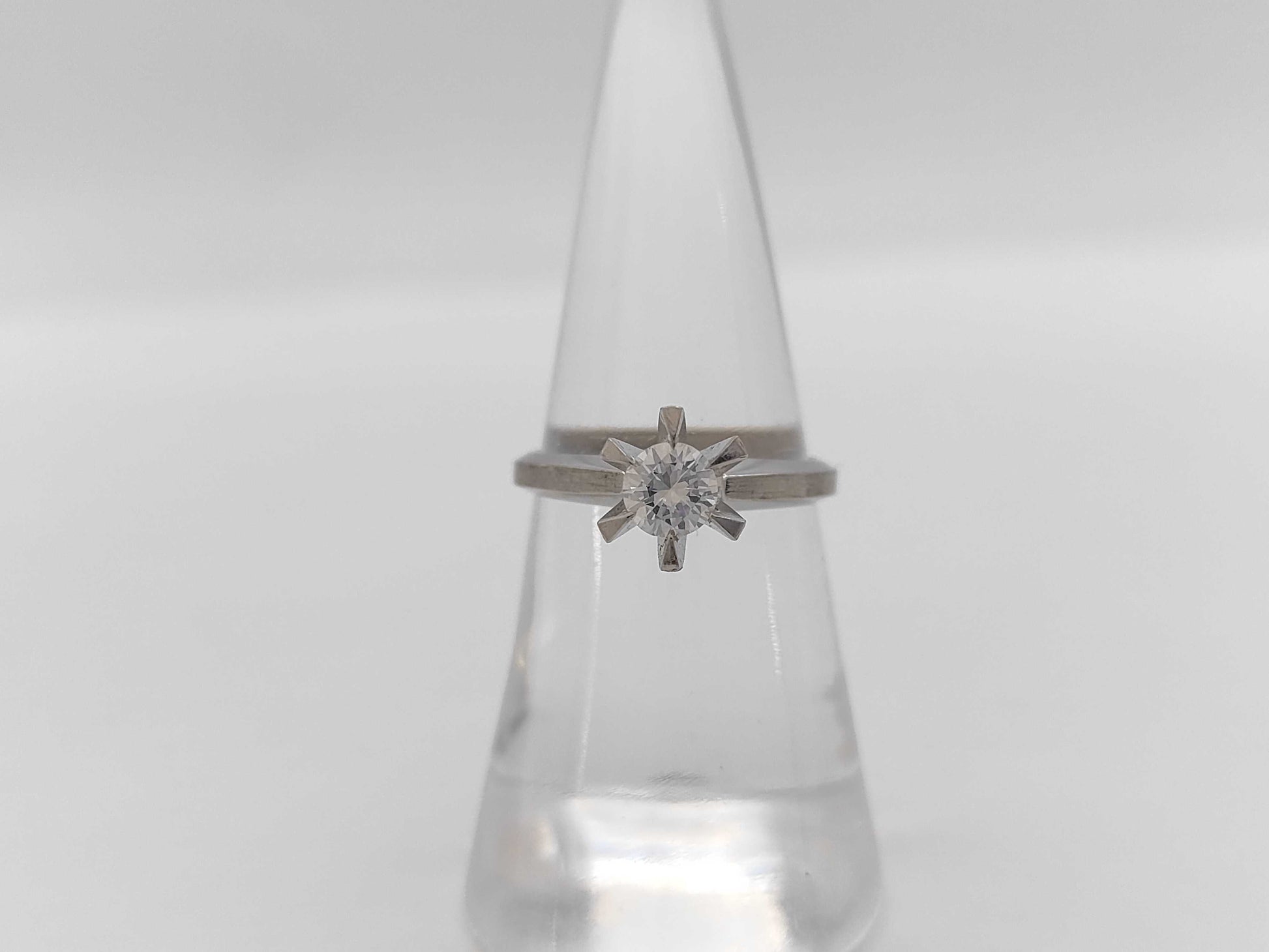 D0.35ct Pt900 4.4g Ring 