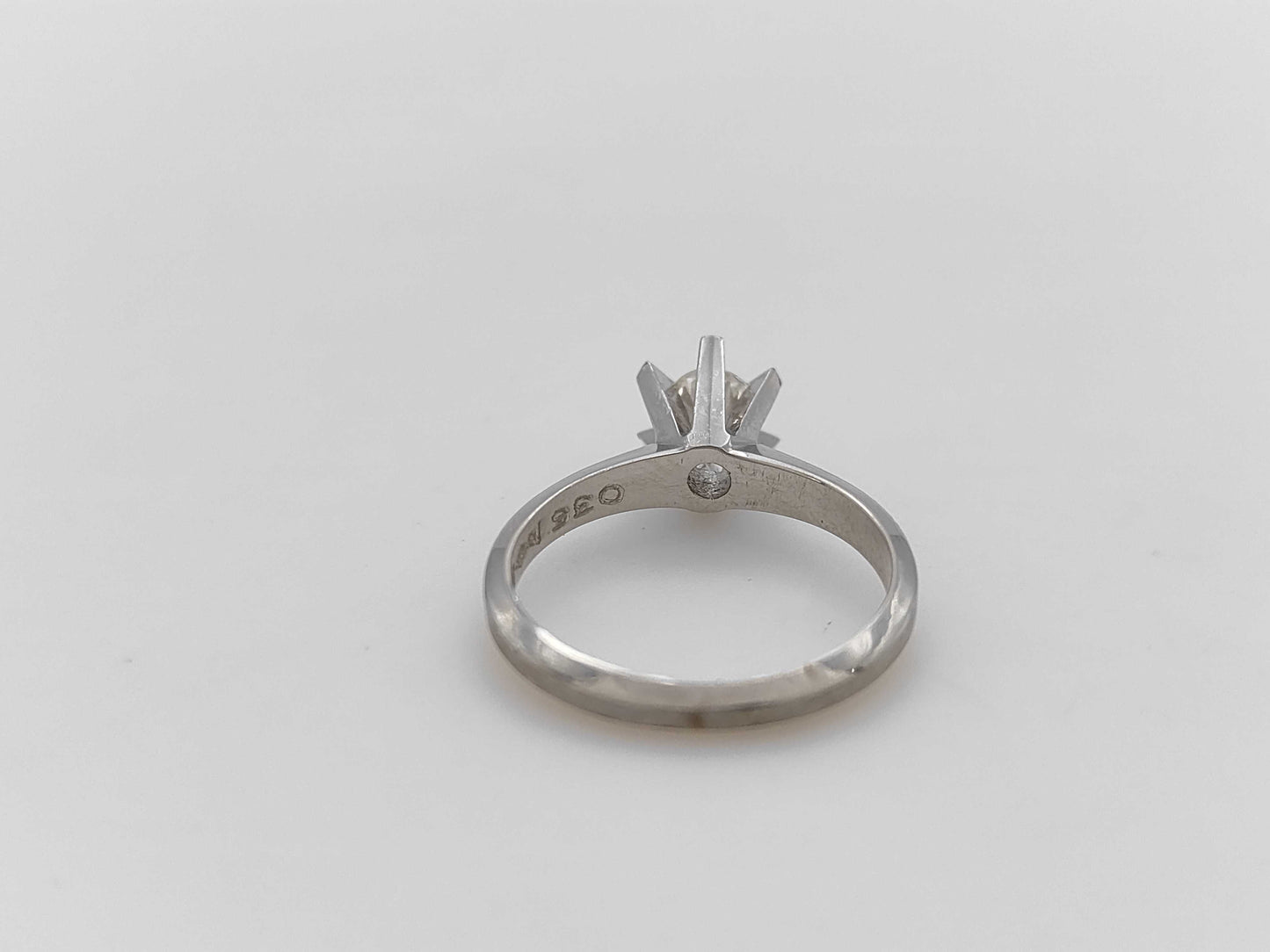 D0.35ct Pt900 4.4g Ring 