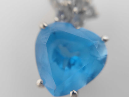 BT4.17ct D0.32ct Pt900/850 5.2g Necklace 