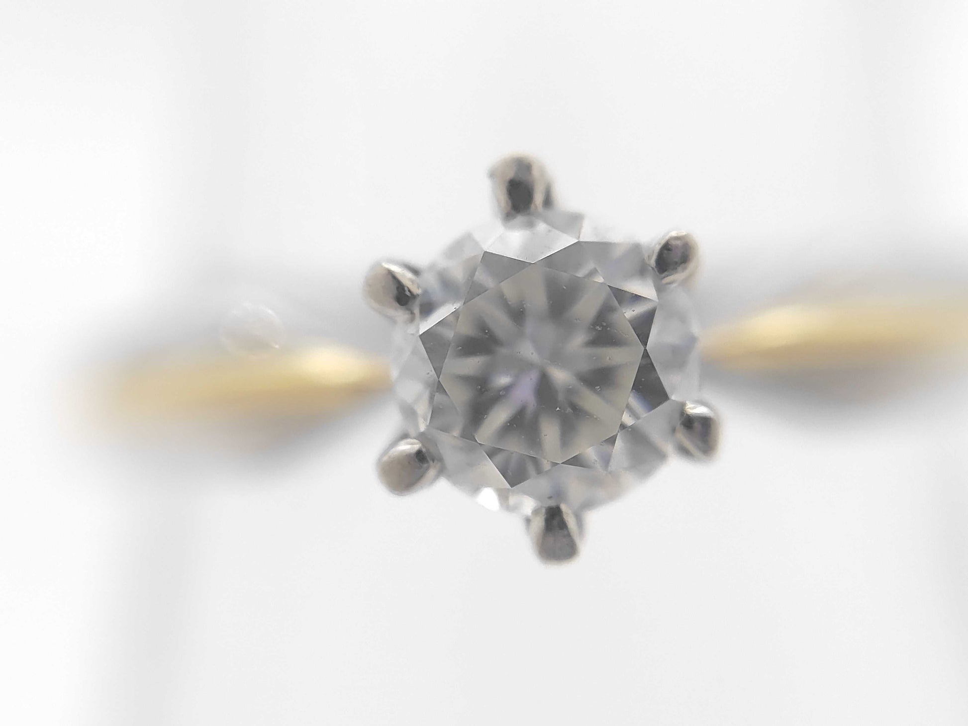 D0.358ct Pt900/K18 3.3g Ring 