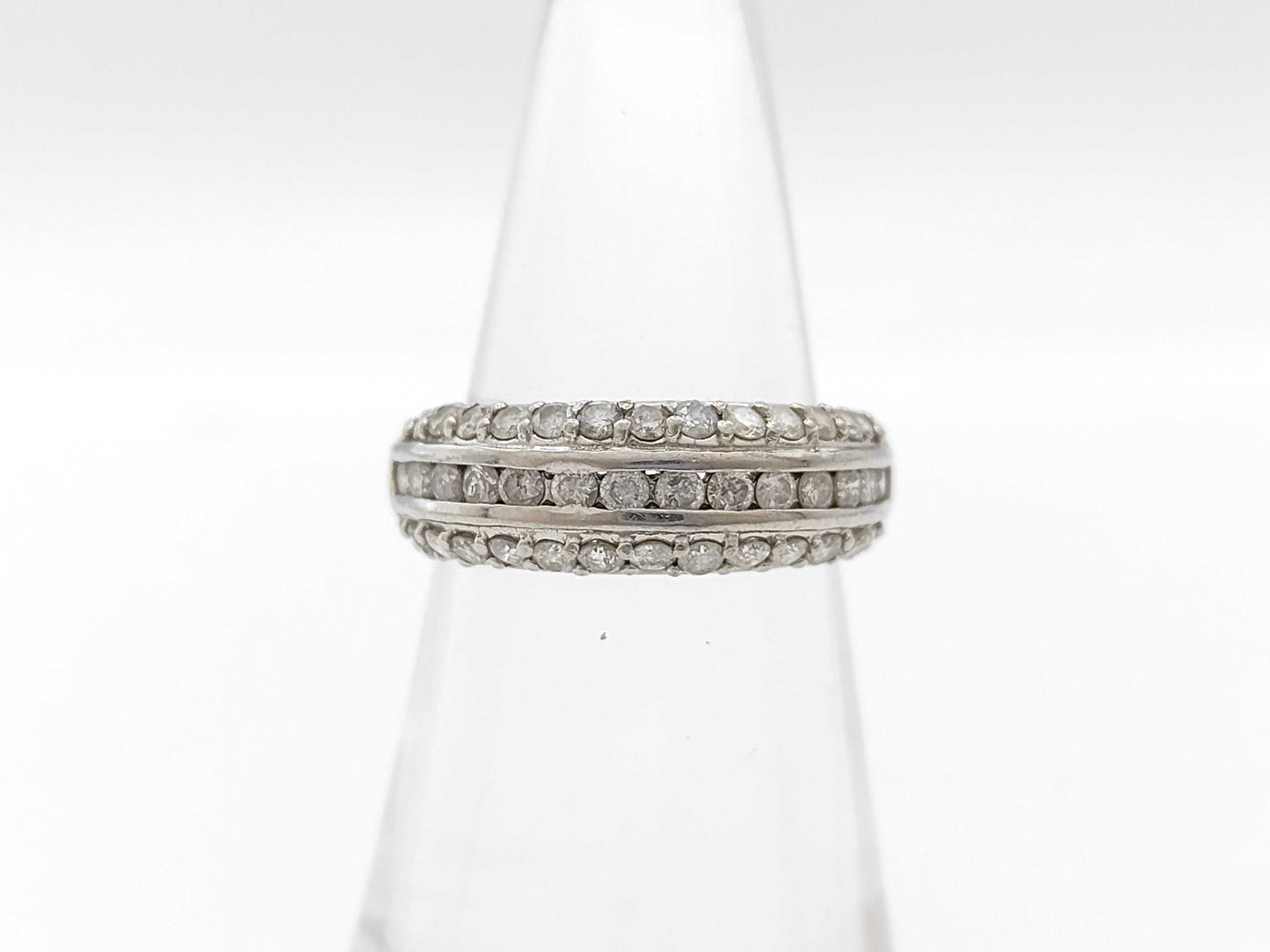 D1.00ct Pt900 5.0g Ring 